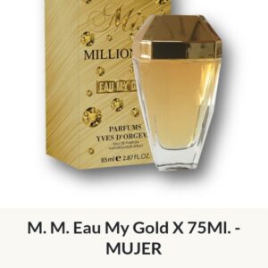 F27 Yves D'Orgeval Parfums M.M Eau My Gold Femenino 75 ml Precios  Por Mayor