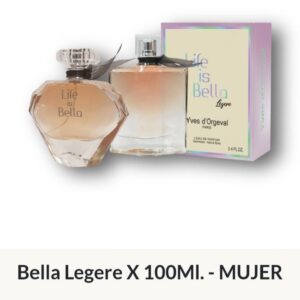 F45 Yves D'Orgeval Parfums Bella Legere Femenino 100 ml Precios  Por Mayor