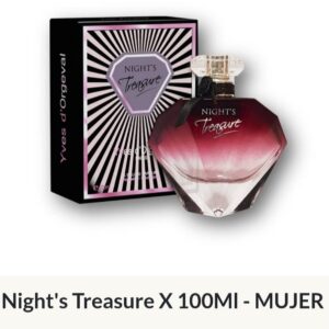 F55 Yves D'Orgeval Parfums Night's Treasure Femewnino 100 ml Precios  Por Mayor
