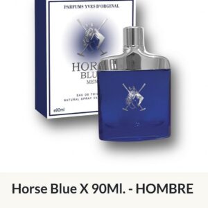 M04 Yves D'Orgeval Parfums Horse Blue Masculino 90 ml Precios Por  Mayor