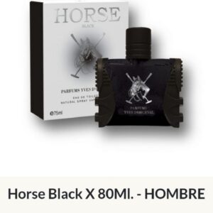 M05 Yves D'Orgeval Parfums Horse Black Masculino 80 ml Precios Por Mayor