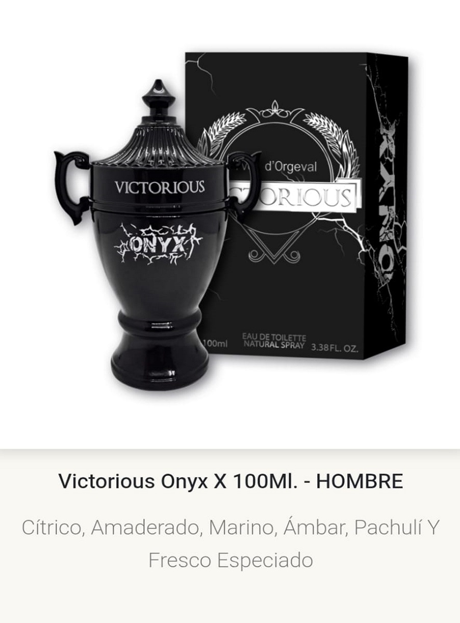 M60 Victorious Onyx Masculino Yves D'Orgeval Parfums 100 ml