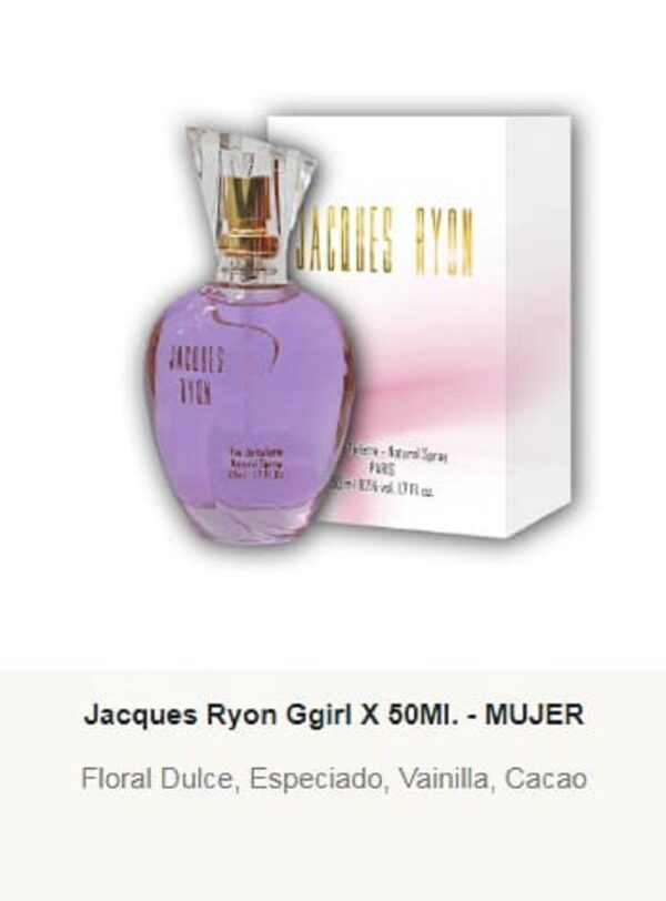 JRF4 Jacques Ryon Femenino Ggirl 50 ml