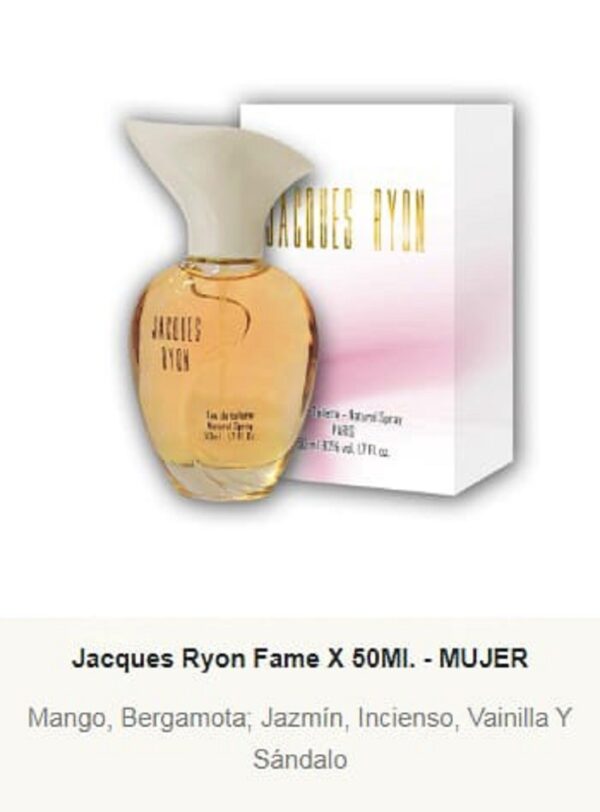 JRF5 Jacques Ryon Femenino Fame 50 ml