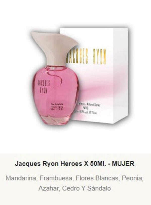 JRF10 Jacques Ryon Femenino HEROES 50 ml