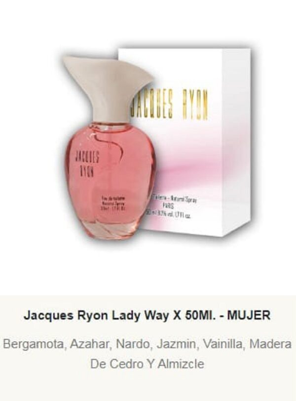 JRF8 Jacques Ryon Femenino Lady Way 50 ml
