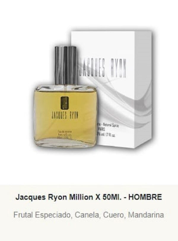 JRM2 Jacques Ryon Masculino Million 50 ml - Imagen 2