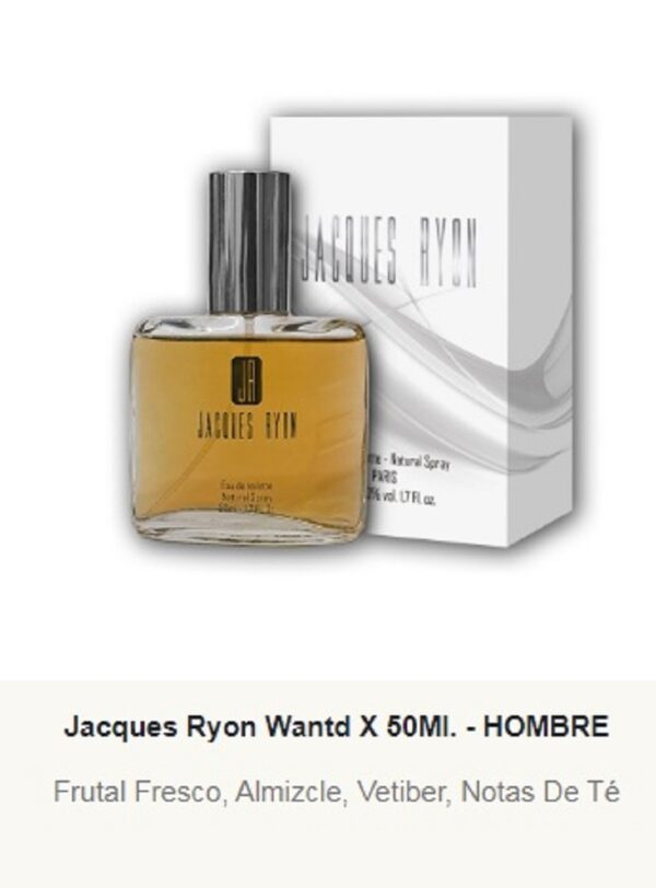 JRM3 Jacques Ryon Masculino Wantd 50 ml