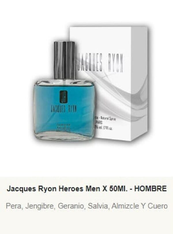 JRM6 Jacques Ryon Masculino Heroes 50 ml