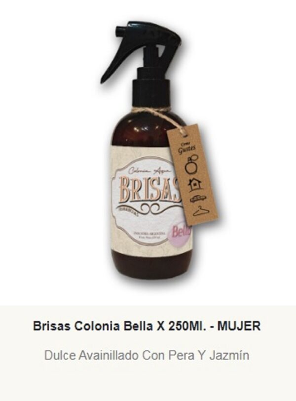 Colonia Brisa Acqua 250 ml Bella Fem