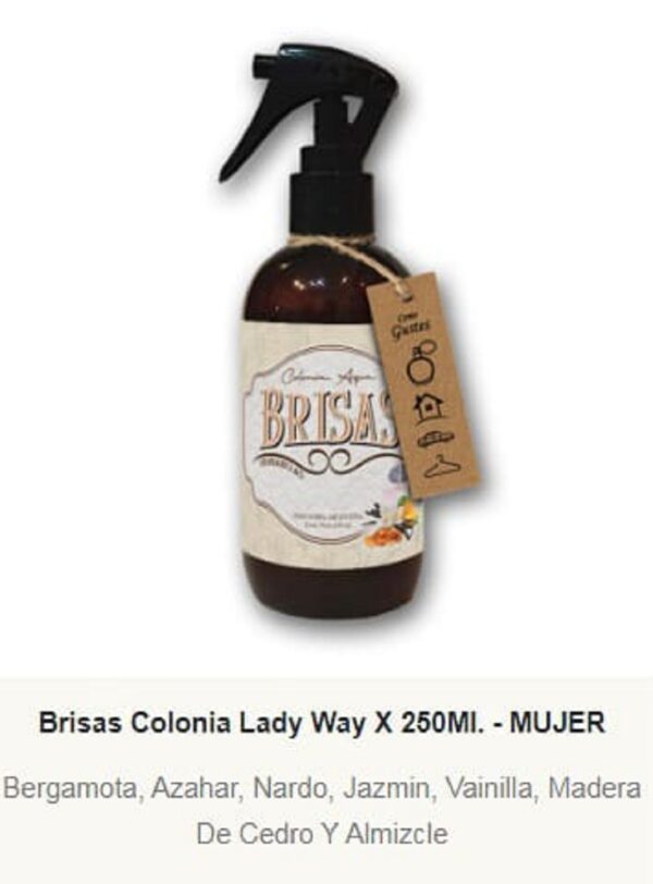 Colonia Brisa Acqua 250 ml Lady Way Fem