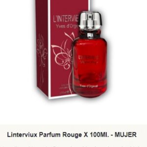 F86 Yves D´Orgeval Parfums L'Inervieux Parfum Rouge  Femenino 100 ml