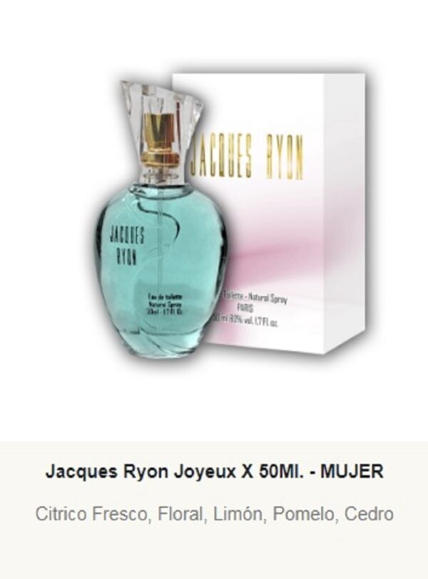 JRF17 Jacques Ryon Femenino JOYEUX 50 ML