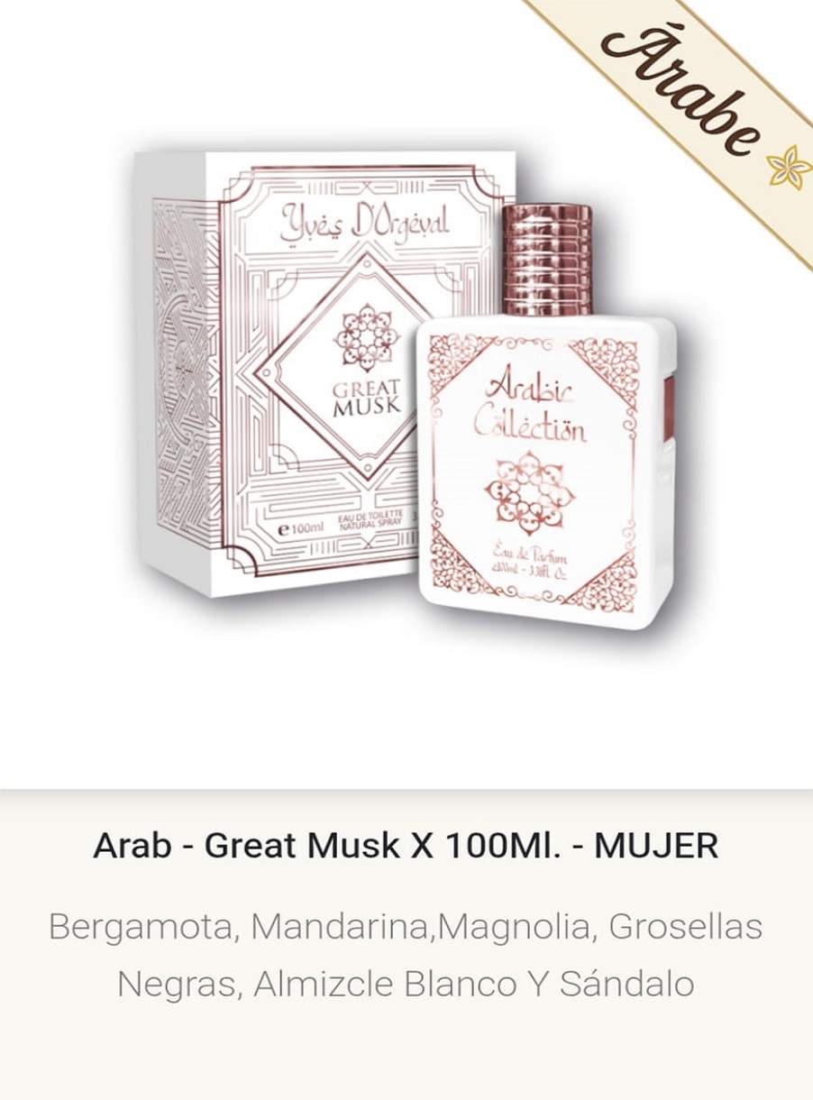 AC3 GREAT MUSK Unisex 100 ml Arabic Collection by Yves D´ Orgeval