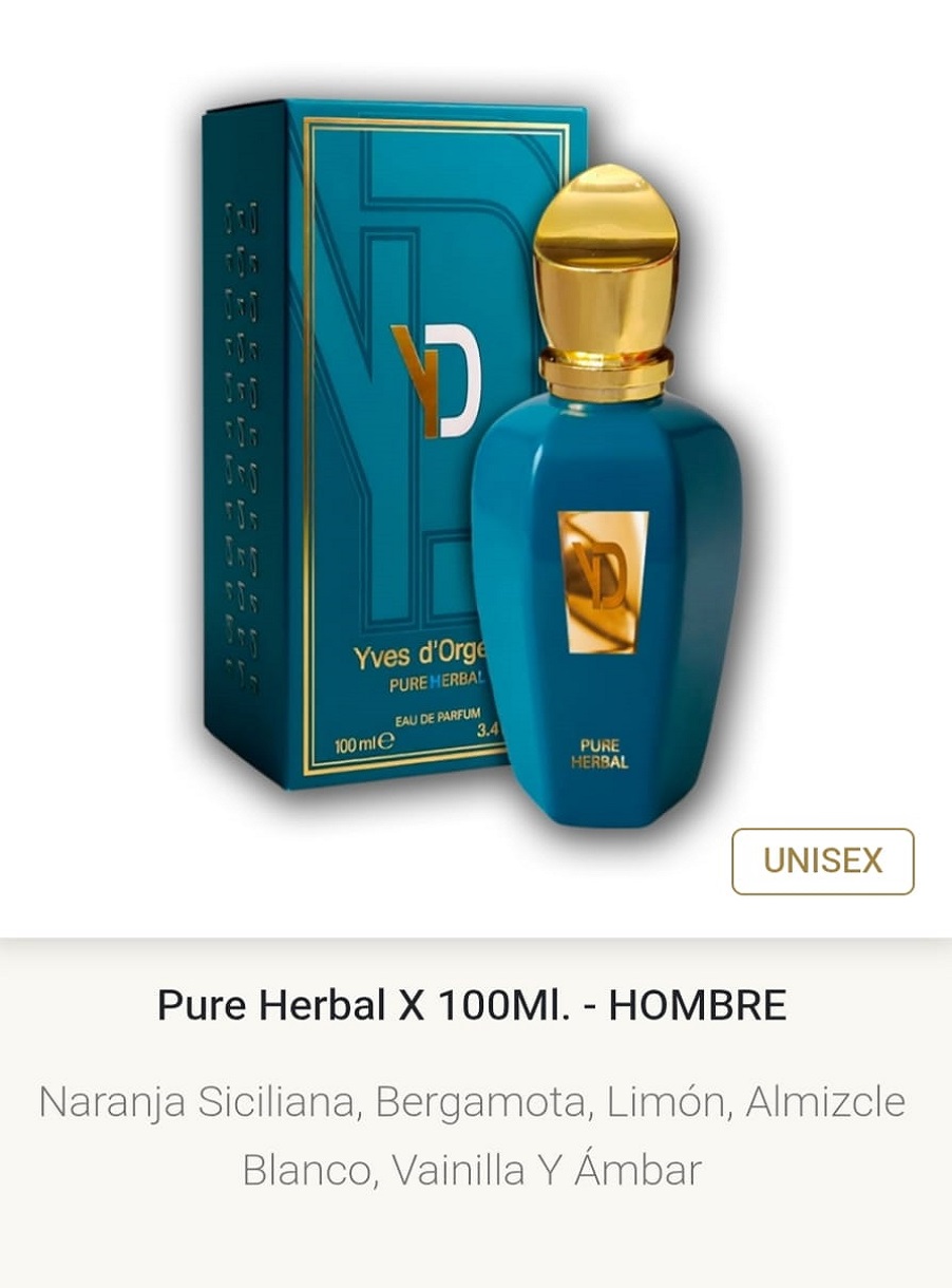AC5 PURE HERBAL UNISEX ARABIC COLLECCION by Yves D´Orgeval 100 ml