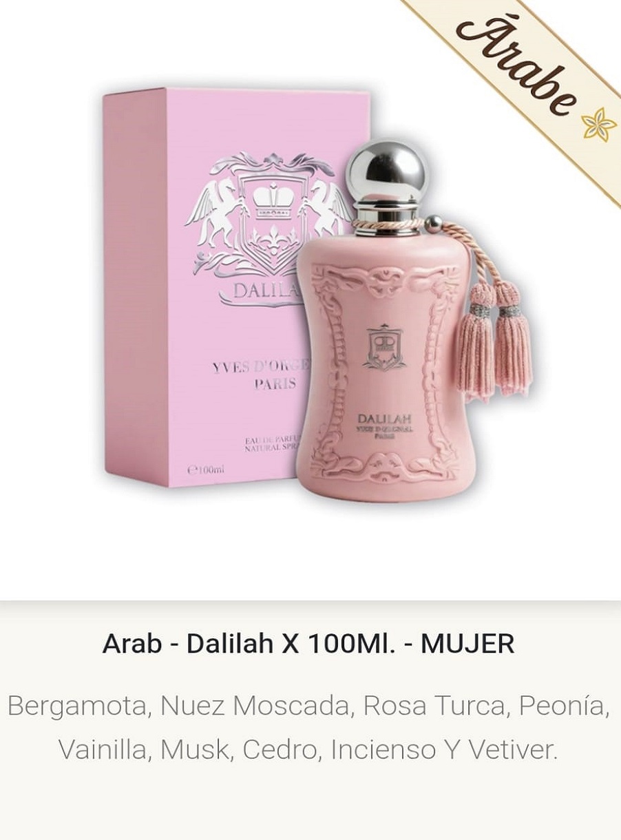 AC9 DALILAH Femenino 100 ML Arabic Collection By Yves D´Orgeval Parfums