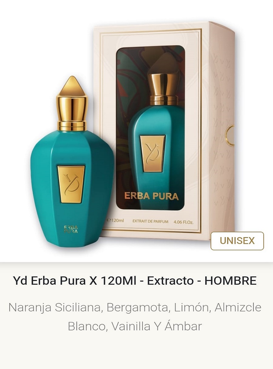 AC13 Yd Erba Pura 120 ml Unisex Arabic Collection By Yves D´Orgeval Parfums