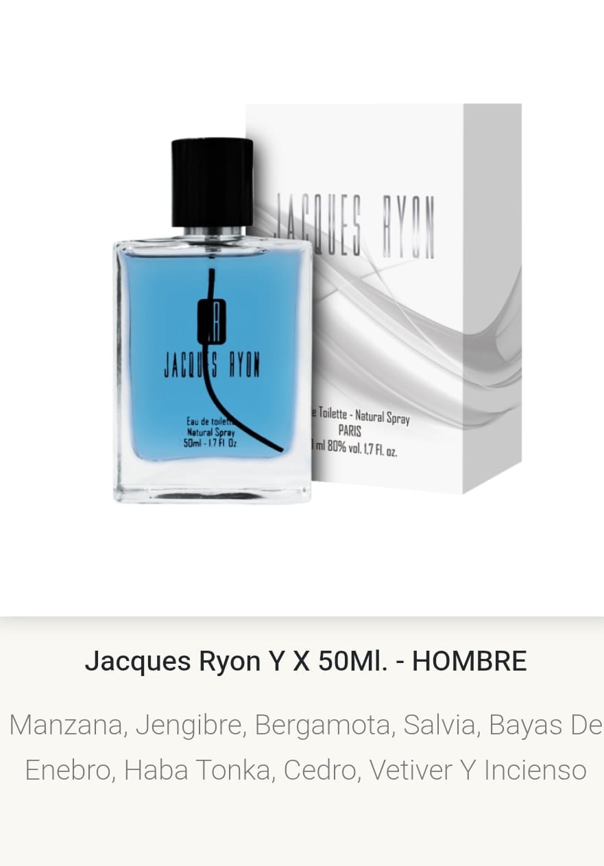 JRM14 Jacques Ryon Y Masculino 50 ml