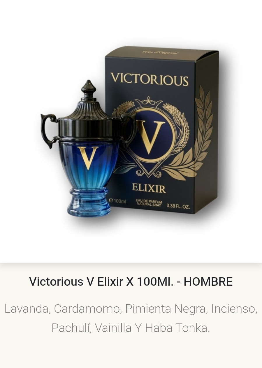 M77 Victorious V Elixir Masculino 100 ml Yves D´Orgeval Parfums