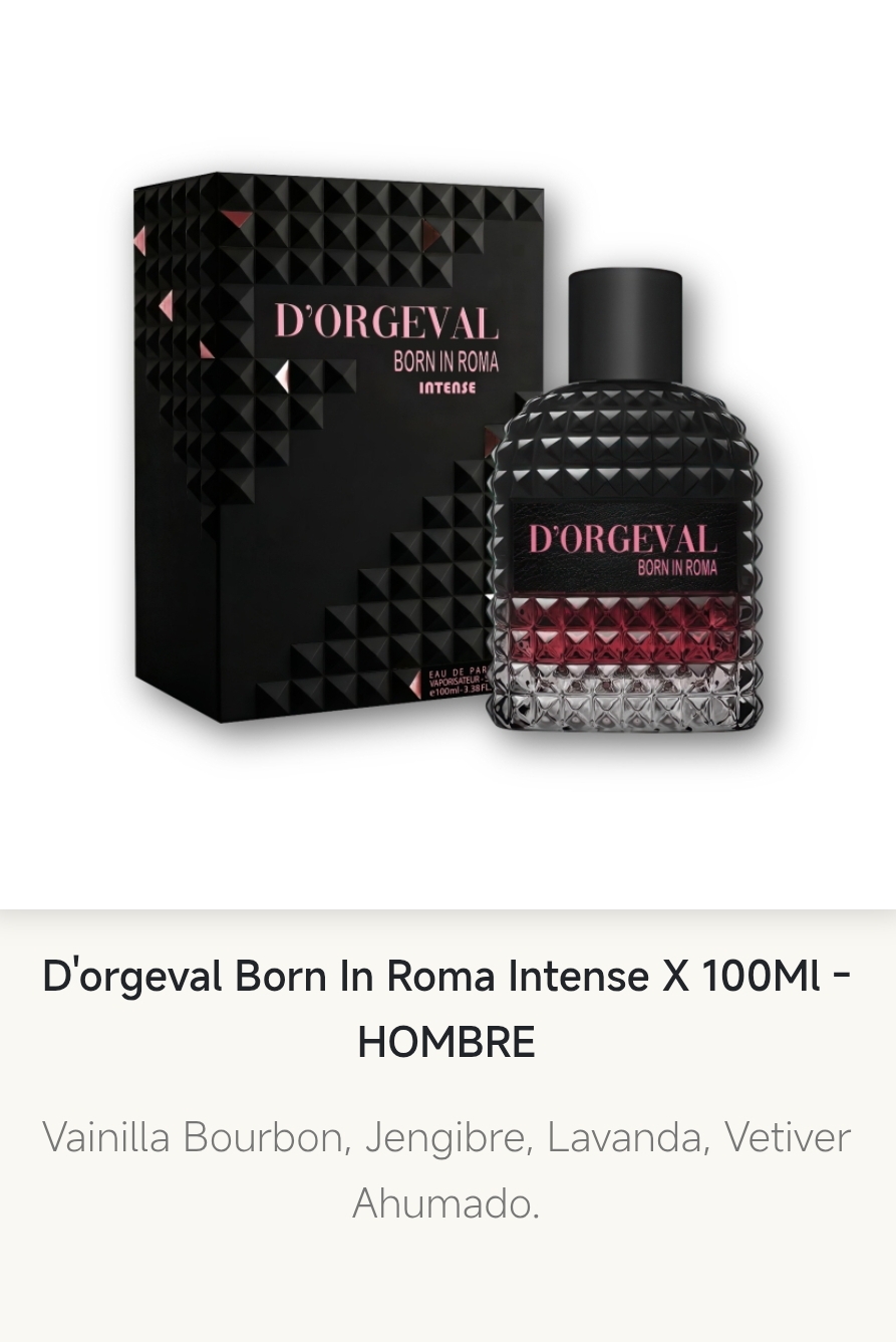 M78 D`Orgeval Born in Roma Intense By Yves D´Orgeval Parfums