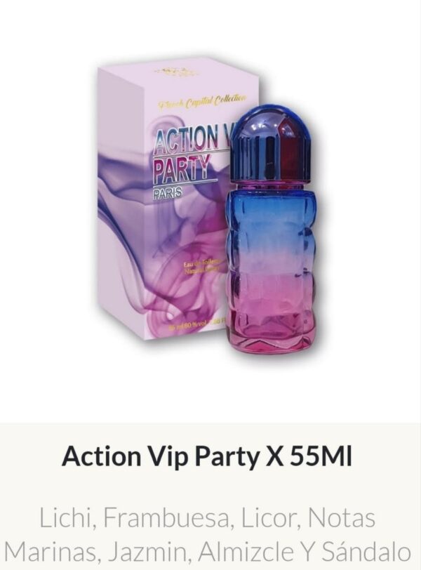 PF16 French Capital Fem. Action Vip Party 55 ML - Precios  Por Mayor