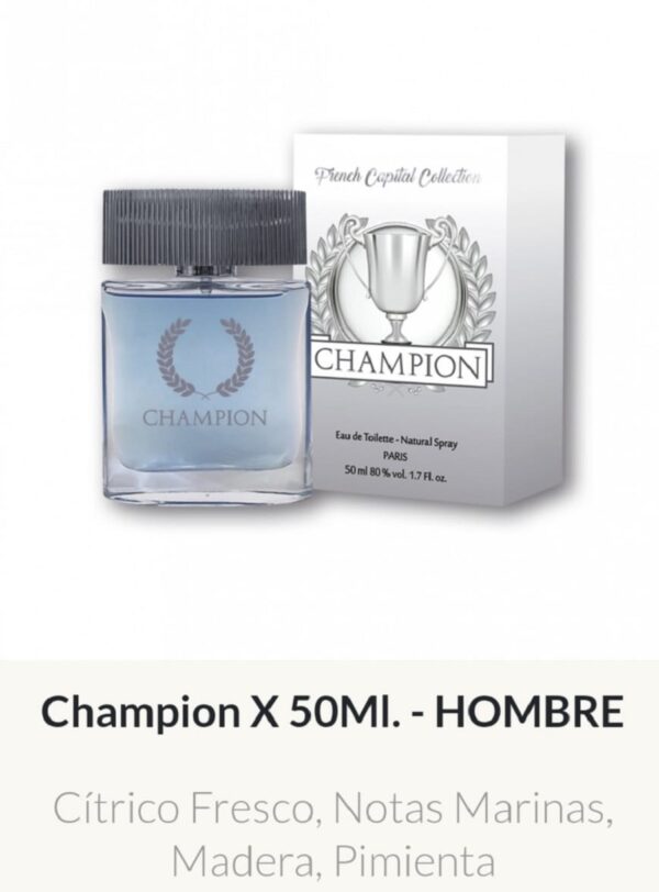 PM2 French Capital Masculino Champion 50 ML - Precios  Por Mayor