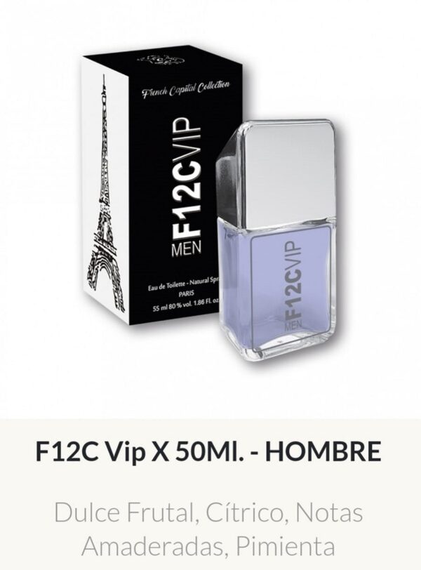 PM5 French Capital Masculino F12C Vip  50 ml - Precios  Por Mayor