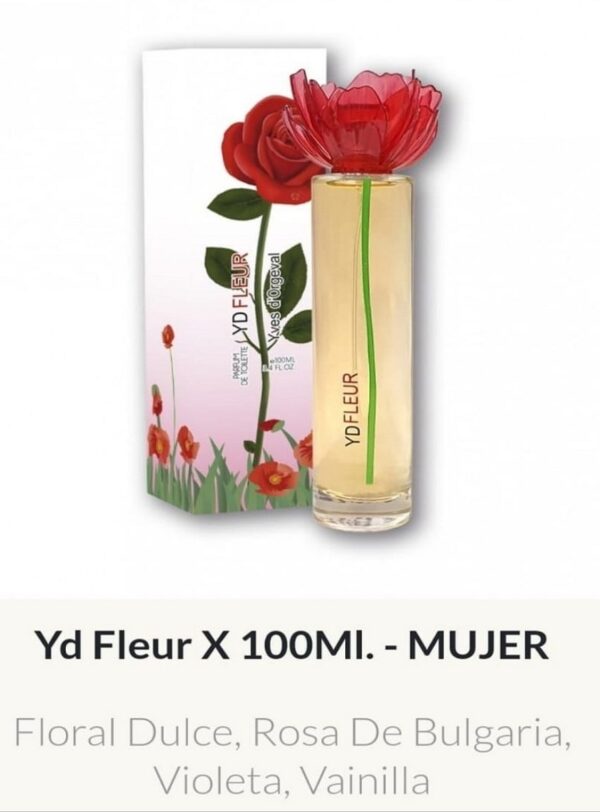 F13 Yves D'Orgeval Parfums Yd Fleur Femenino 100 ml Precios  Por Mayor