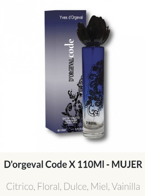 F30 Yves D'Orgeval Parfums D'Orgeval Code Femenino 80 ml Precios  Por Mayor