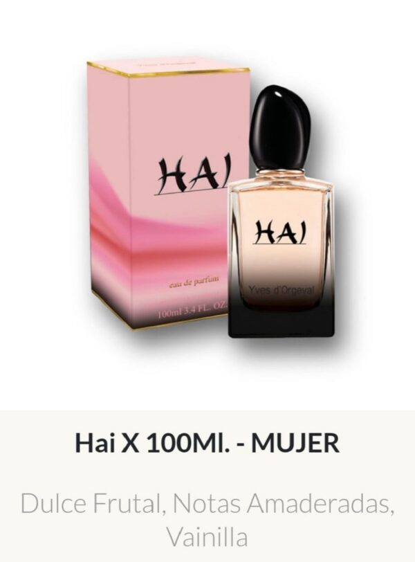 F35 Yves D'Orgeval Parfums Hai Femenino 100 ml Precios  Por Mayor