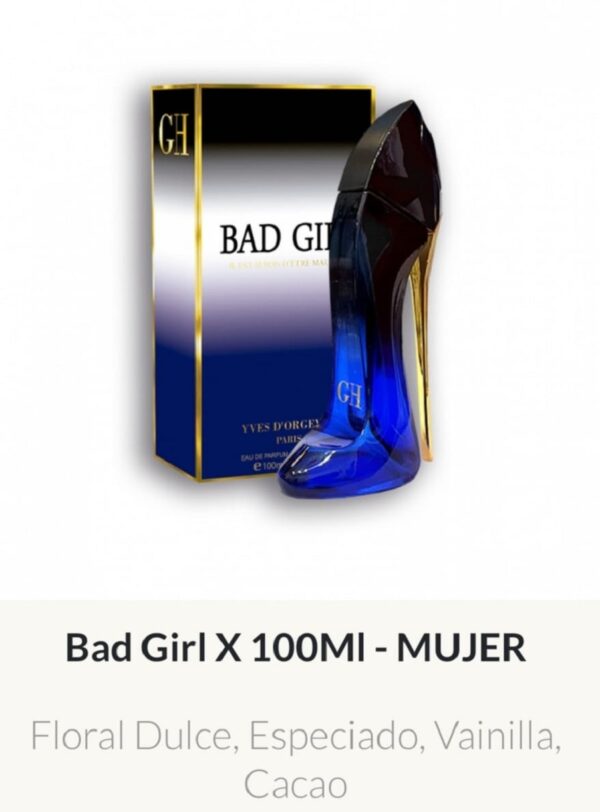 F52 Yves D'Orgeval Parfums Bad Girl Femenino 100 ml Precios  Por Mayor