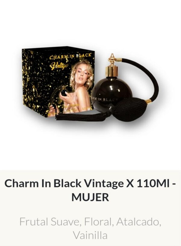 F53 Yves D´Orgeval Parfums Charm In Black Vintage Femenino  110 ml Precios  Por Mayor