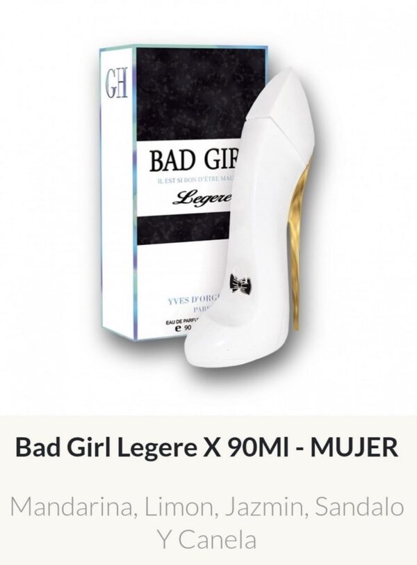 F63 Yves D'Orgeval Parfums Bad Girl Legere Femenino  90 ml Precios  Por Mayor