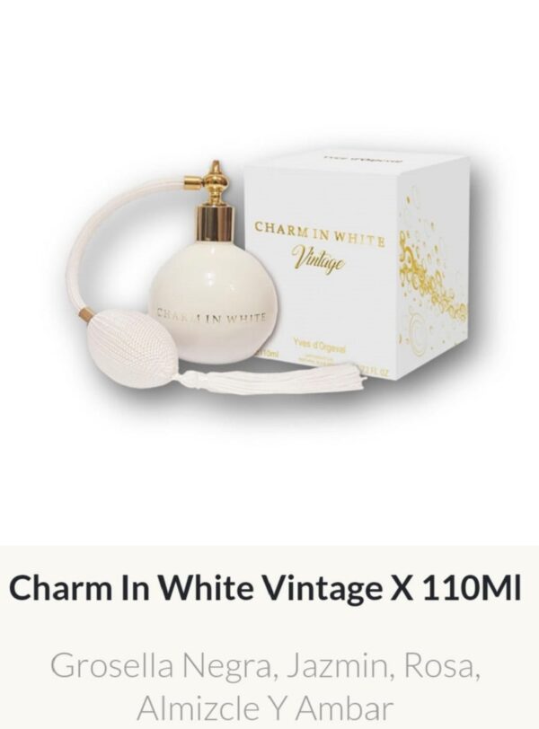 F64 Yves D'Orgeval Parfums Charm In Whaite Vintage Femenino 110 ml Precios  Por Mayor