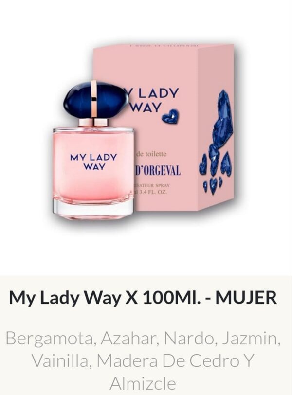 F75 Yves D´Orgeval Parfums My Lady Way Femenino 100 ml Precios  Por Mayor