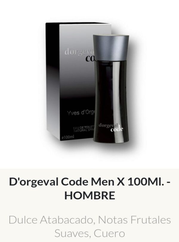 M10 Yves D'Orgeval Parfums D'Orgeval Code  Masculino 100 ml Precios Por Mayor