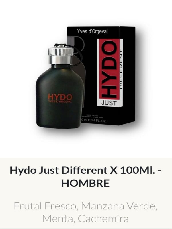 M17 Yves D'Orgeval Parfums Hydo Just Different  Masculino 100 ml Precios Por Mayor