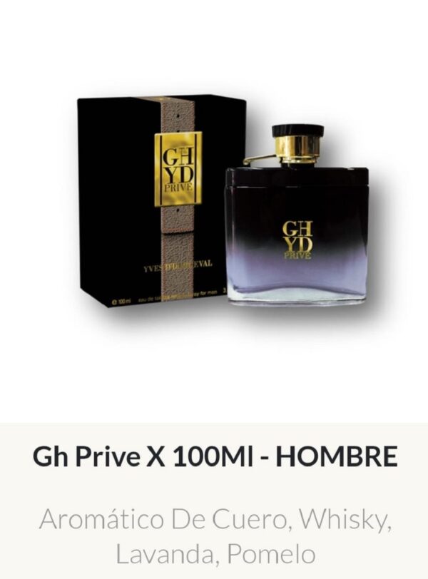 M24 Yves D'Orgeval Parfums Gh Prive Masculino 100 ml Precios Por Mayor