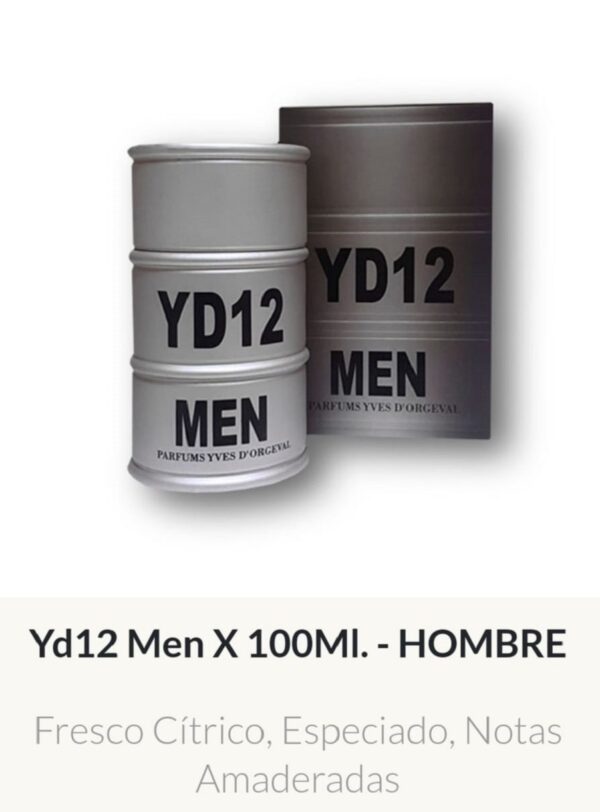 M30 Yves D'Orgeval Parfums Yd12 Masculino 100 ml Precios Por Mayor