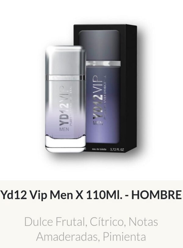 M33 Yves D'Orgeval Parfums Yd12 Vip Cristal Masculino 110 ml Precios Por Mayor