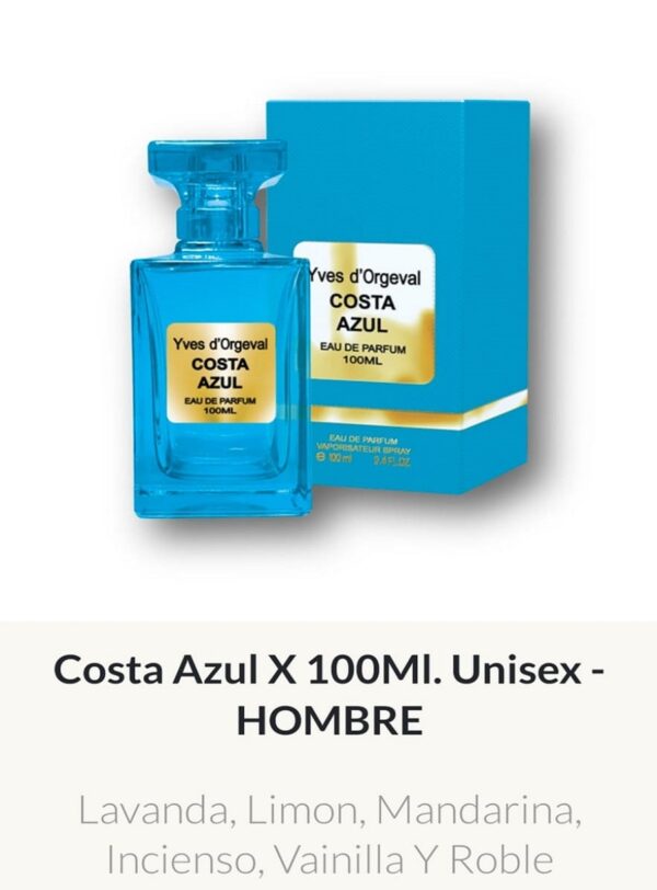 M45 Yves D' Orgeval Parfums Costa Azul Unisex 100 ml Precios Por Mayor