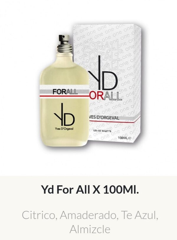 M59 Yves D'Orgeval Parfums Yd For All Unisex 100 ml Precios Por Mayor