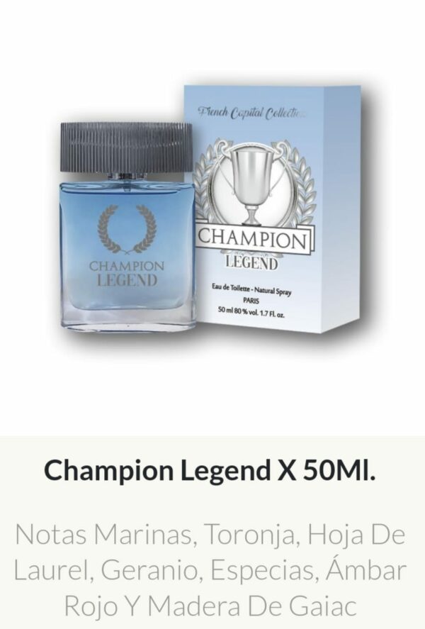 PM12 French Capital Masculino  Champion Legend 50 ML - Precios  Por Mayor