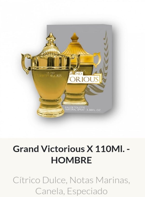 M35 Yves D´Orgeval Parfums Grand Victorious Masculino 110 ml Precios  Por Mayor