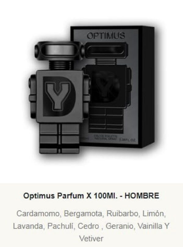 M71 Yves D´Orgeval Parfums Optimus Black Masculino 100 ml Precios  Por Mayor