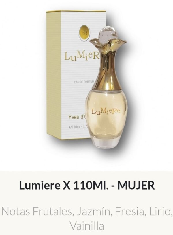 F15 Yves D´Orgeval Parfums LuMierRe Femenino 110  ml